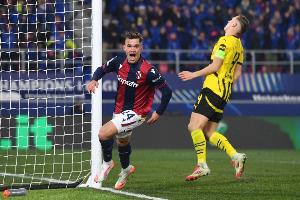 博洛尼亚队史第2次晋级意大利半决赛，上一次是1974年&amp;成功夺冠