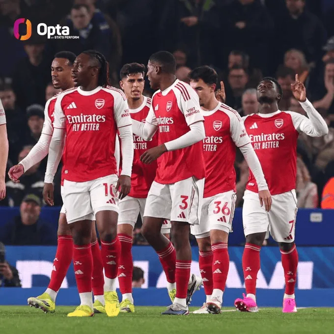 开云电子-阿森纳本赛季第10场一球小胜，队史同期仅次于03/04赛季12次